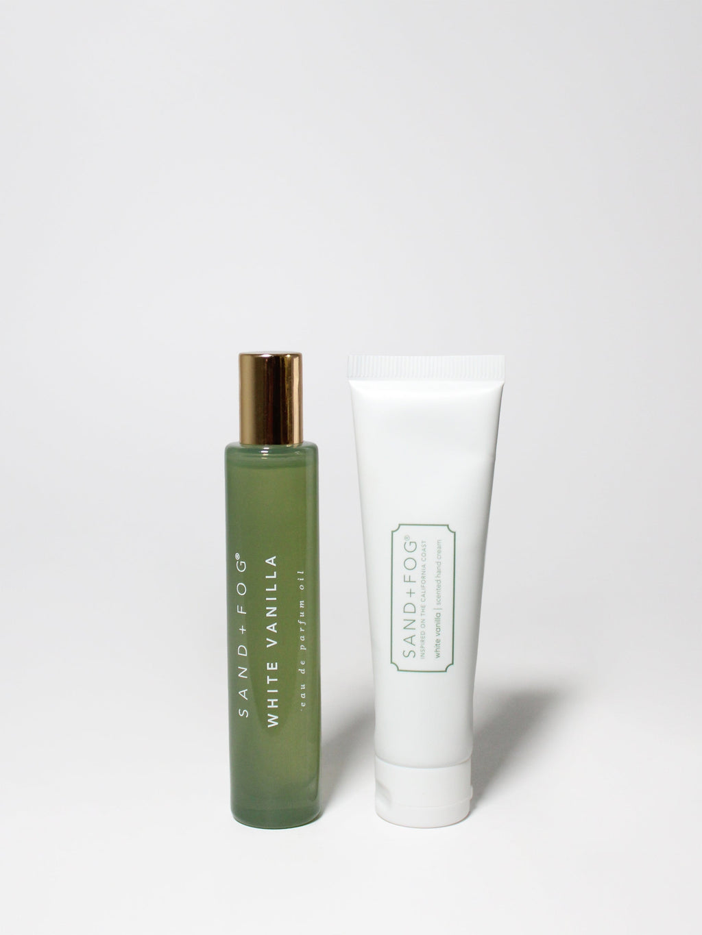 Luxurious Hand Cream and Perfume Oil Rollerball Set - White Vanilla